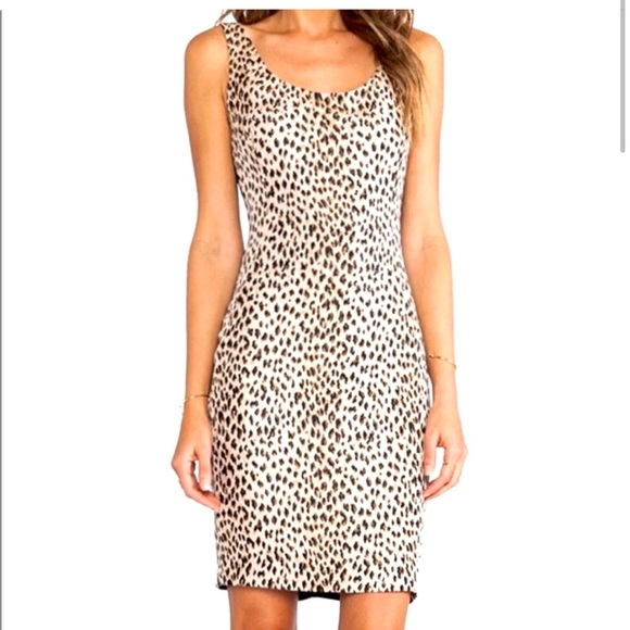 DVF Animal Print Cocktail Dress - Picture 3 of 6